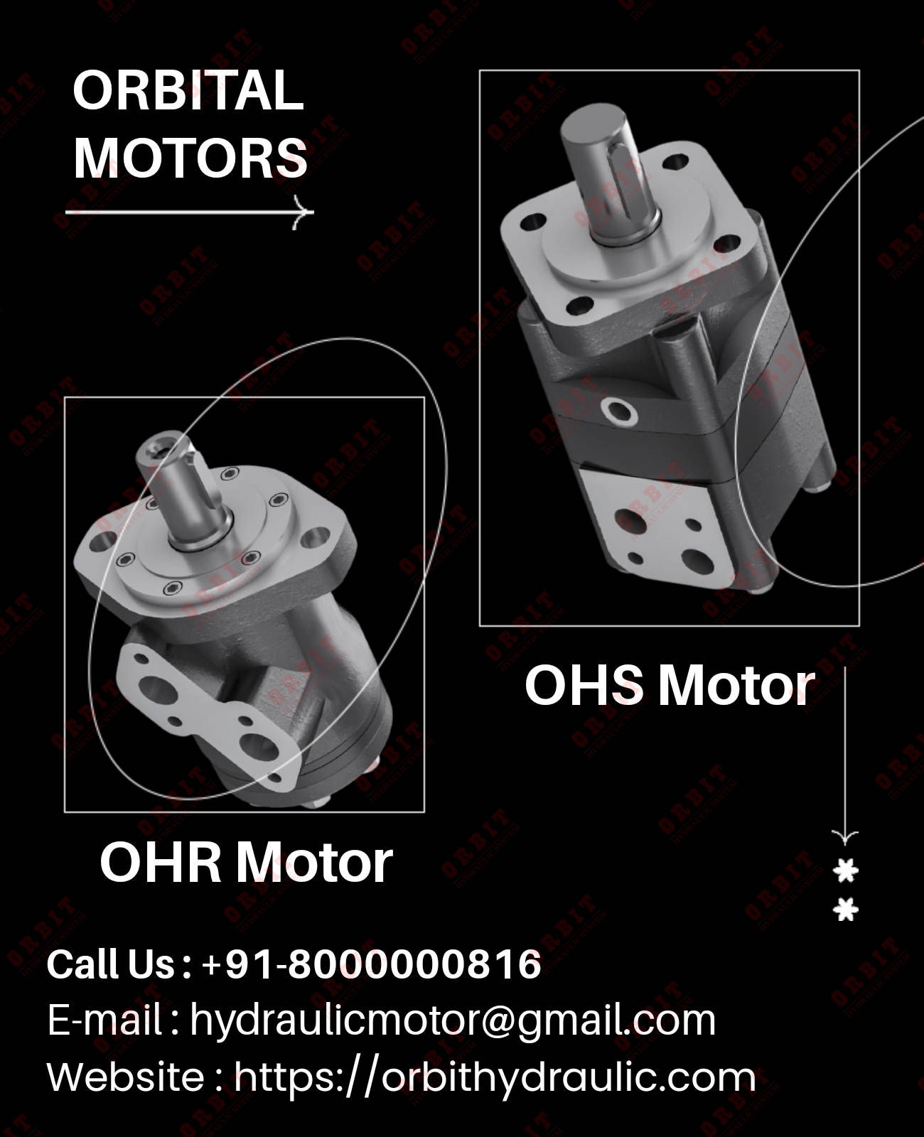 OMP X - 36 83062885 White Hydraulic Motor