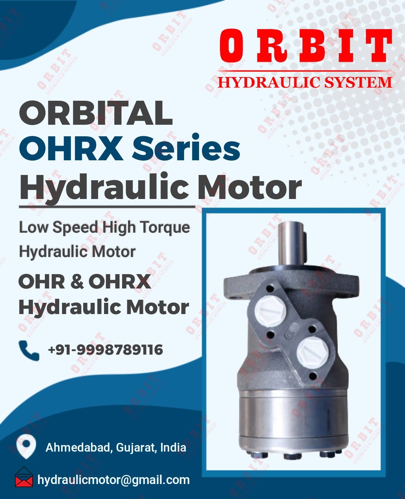 OMRX- 400 83063086 White Hydraulic Motor In Ahmedabad Mumbai Pune Nashik Indore Jaipur Delhi Kolkata Vasai Thane Coimbatore India
